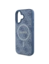 Buy Guess GUHMP16MG4GFRB Apple iPhone 16 Plus hardcase 4G Ring Classic Logo MagSafe blue - GUE4133 - {ean13} - Home Screen Store Europe