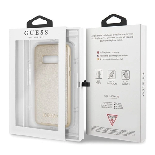 Kup Etui Guess GUHCS10LIGLGO Samsung Galaxy S10e arany/hardver burkolat Irizáló - GUE352GLD - {ean13} - Sklep Home Screen