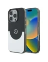 Etui Mercedes MEHMP16X23HBIGK Apple iPhone 16 Pro Max hardcase Double Layer BiColor MagSafe czarny srebrny/black silver