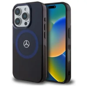 Kup Etui Mercedes MEHMP16X23HBIKV Apple iPhone 16 Pro Max hardcase MB Double Layer BiColor MagSafe černý modrý/black blue - MRS263 - {ean13} - Sklep Home Screen