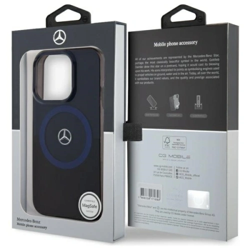 Kup Mercedes MEHMP16X23HBIKV Apple iPhone 16 Pro Max husă MB Double Layer BiColor MagSafe negru albastru - MRS263 - {ean13} - Sklep Home Screen