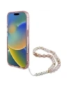 Kup Etui Guess GUHMP16MHFWBRCESP Apple iPhone 16 Plus hardcase IML Flowers With Pearl Strap MagSafe růžový/pink - GUE4138 - {ean13} - Sklep Home Screen