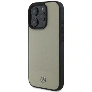 Kup Mercedes MEHMP16X23RBARE Apple iPhone 16 Pro Max hardcase din piele texturată și simplă MagSafe bej - MRS267 - {ean13} - Sklep Home Screen