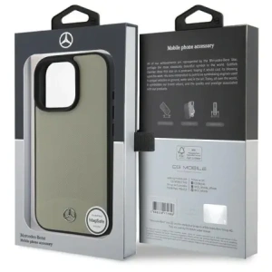 Kup Mercedes MEHMP16X23RBARE Apple iPhone 16 Pro Max hardcase din piele texturată și simplă MagSafe bej - MRS267 - {ean13} - Sklep Home Screen