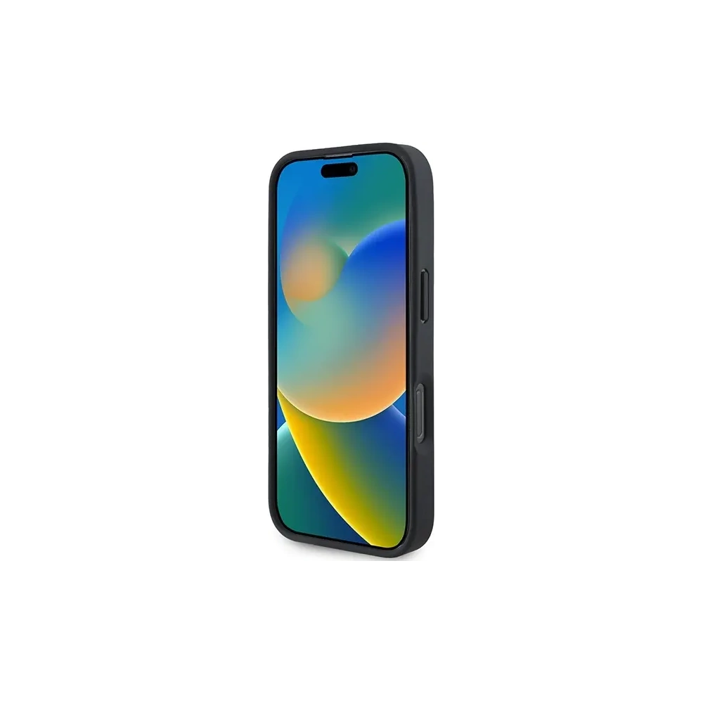 Etui Mercedes MEHMP16X23RBARK Apple iPhone 16 Pro Max hardcase Textured And Plain Leather MagSafe czarny/black