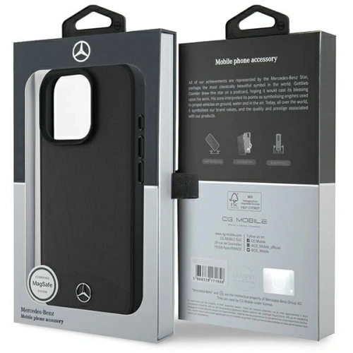 Kup Etui Mercedes MEHMP16X23RBARK Apple iPhone 16 Pro Max hardcase Textured And Plain Leather MagSafe černý/black - MRS268 - {ean13} - Sklep Home Screen