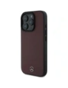 Buy Mercedes MEHMP16X23RBARR Apple iPhone 16 Pro Max hardcase Textured And Plain Leather MagSafe red - MRS269 - {ean13} - Home Screen Store Europe