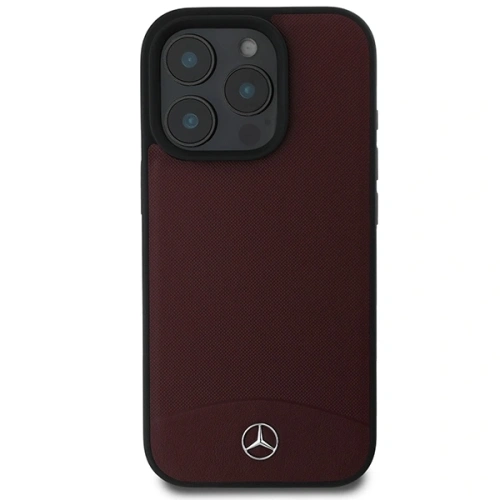 Kup Etui Mercedes MEHMP16X23RBARR Apple iPhone 16 Pro Max hardcase Textured And Plain Leather MagSafe červený/red - MRS269 - {ean13} - Sklep Home Screen