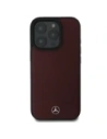 Buy Mercedes MEHMP16X23RBARR Apple iPhone 16 Pro Max hardcase Textured And Plain Leather MagSafe red - MRS269 - {ean13} - Home Screen Store Europe