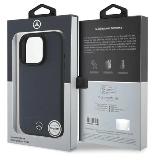 Kup Mercedes MEHMP16X23RBARV Apple iPhone 16 Pro Max keménytok Texturált és Simább Bőr MagSafe sötétkék - MRS270 - {ean13} - Sklep Home Screen
