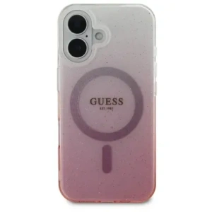 Kup Guess GUHMP16MHGRCELP Apple iPhone 16 Plus Hartschale IML Glitter Gradient MagSafe pink - GUE4142 - {ean13} - Sklep Home Screen