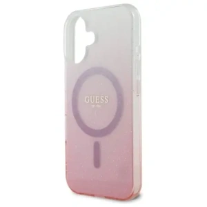 Buy Guess GUHMP16MHGRCELP Apple iPhone 16 Plus hardcase IML Glitter Gradient MagSafe pink - GUE4142 - {ean13} - Home Screen Store Europe