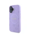Buy Guess GUHMP16MPSAPSMEU Apple iPhone 16 Plus hardcase Saffiano Peony Classic Logo MagSafe purple - GUE4144 - {ean13} - Home Screen Store Europe