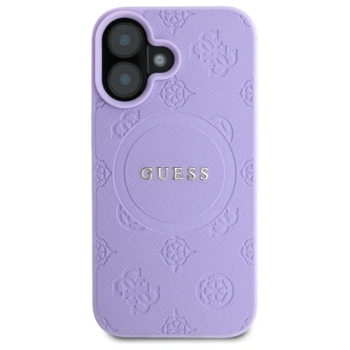 Kup Guess GUHMP16MPSAPSMEU Apple iPhone 16 Plus carcasă dură Saffiano Peony Logo Clasic MagSafe violet - GUE4144 - {ean13} - Sklep Home Screen