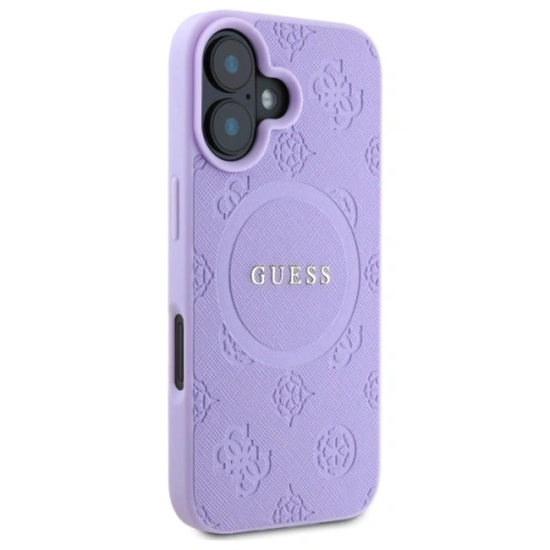 Kup Guess GUHMP16MPSAPSMEU Apple iPhone 16 Plus carcasă dură Saffiano Peony Logo Clasic MagSafe violet - GUE4144 - {ean13} - Sklep Home Screen