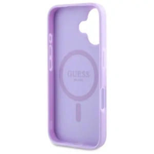 Kup Guess GUHMP16MPSAPSMEU Apple iPhone 16 Plus Hardcase Saffiano Peony Classic Logo MagSafe lila - GUE4144 - {ean13} - Sklep Home Screen