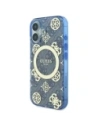Kup Guess GUHMP16SH4PYEEB Apple iPhone 16 hardcase IML Peony pe fundal 4G MagSafe albastru - GUE4145 - {ean13} - Sklep Home Screen