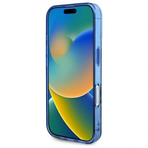 Kup Etui Guess GUHMP16SH4PYEEB Apple iPhone 16 hardcase IML Peony On 4G Background MagSafe niebieski/blue - GUE4145 - {ean13} - Sklep Home Screen