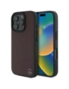 Mercedes MEHMP16X23RBGVR Apple iPhone 16 Pro Max kemény tok MB Fa Imitáció Bőr MagSafe piros