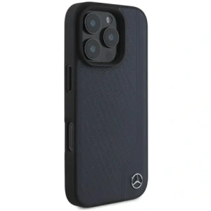 Kup Etui Mercedes MEHMP16X23RBGVV Apple iPhone 16 Pro Max hardcase MB Wood Imitation Leather MagSafe granátový/navy - MRS272 - {ean13} - Sklep Home Screen
