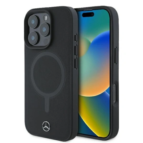 Kup Mercedes MEHMP16X23RCMK Apple iPhone 16 Pro Max Hartschale Glattes Leder MagSafe schwarz - MRS273 - {ean13} - Sklep Home Screen