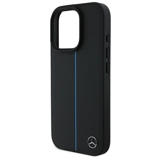 Kup Mercedes MEHMP16X23RURBK Apple iPhone 16 Pro Max kemény tok MB Kék Csík Bőr MagSafe fekete - MRS274 - {ean13} - Sklep Home Screen