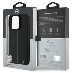 Kup Etui Mercedes MEHMP16X23RURBK Apple iPhone 16 Pro Max hardcase MB Blue Line Leather MagSafe černý/black - MRS274 - {ean13} - Sklep Home Screen