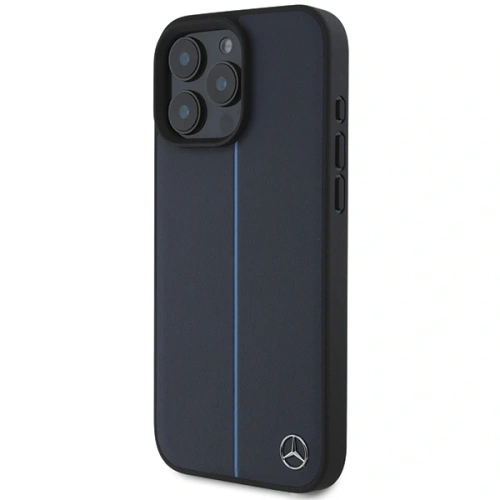 Kup Mercedes MEHMP16X23RURBV Apple iPhone 16 Pro Max Hartschale MB Blue Line Leder MagSafe navy - MRS275 - {ean13} - Sklep Home Screen