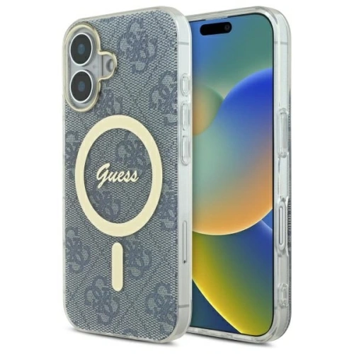 Kup Guess GUHMP16SH4STB Apple iPhone 16 hardcase IML 4G MagSafe albastru - GUE4146 - {ean13} - Sklep Home Screen