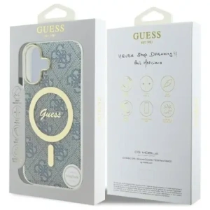 Kup Etui Guess GUHMP16SH4STB Apple iPhone 16 hardcase IML 4G MagSafe modrý/blue - GUE4146 - {ean13} - Sklep Home Screen