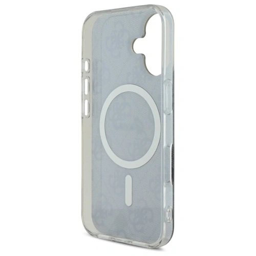 Buy Guess GUHMP16SH4STK Apple iPhone 16 hardcase IML 4G MagSafe black - GUE4147 - {ean13} - Home Screen Store Europe