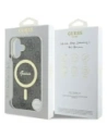 Buy Guess GUHMP16SH4STK Apple iPhone 16 hardcase IML 4G MagSafe black - GUE4147 - {ean13} - Home Screen Store Europe