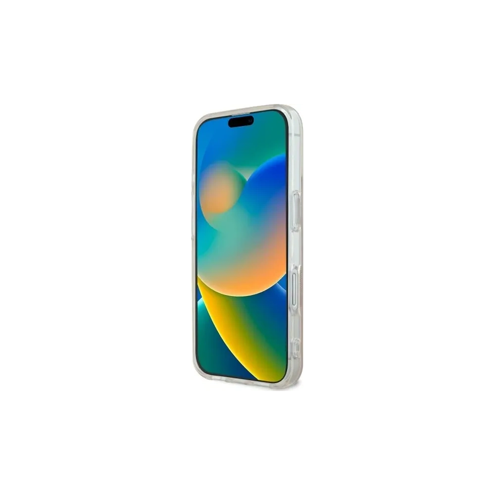 Etui Guess GUHMP16SH4STP Apple iPhone 16 hardcase IML 4G MagSafe różowy/pink