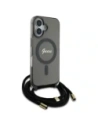 Kup Guess GUHMP16SHCTSGNSK Apple iPhone 16 husă din plastic Crossbody Cord Script MagSafe neagră - GUE4150 - {ean13} - Sklep Home Screen