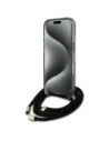 Buy Guess GUHMP16SHCTSGNSK Apple iPhone 16 hardcase Crossbody Cord Script MagSafe black - GUE4150 - {ean13} - Home Screen Store Europe