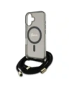 Kup Guess GUHMP16SHCTSGNSK Apple iPhone 16 husă din plastic Crossbody Cord Script MagSafe neagră - GUE4150 - {ean13} - Sklep Home Screen