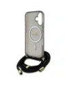 Buy Guess GUHMP16SHCTSGNSK Apple iPhone 16 hardcase Crossbody Cord Script MagSafe black - GUE4150 - {ean13} - Home Screen Store Europe