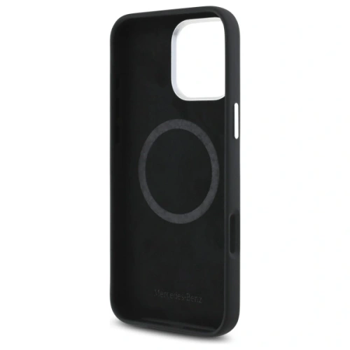 Kup Mercedes MEHMP16X23SUGDK Apple iPhone 16 Pro Max Hartschale Silikon Tonales Logo Holz Muster MagSafe schwarz - MRS276 - {ean13} - Sklep Home Screen