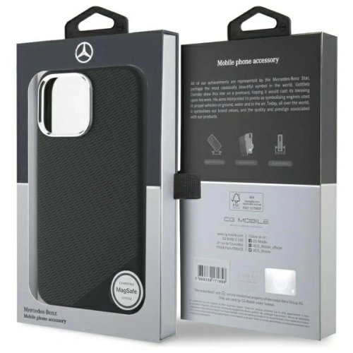 Kup Mercedes MEHMP16X23SUGDK Apple iPhone 16 Pro Max kemény tok Szilikon Tonális Logó Fa Minta MagSafe fekete - MRS276 - {ean13} - Sklep Home Screen