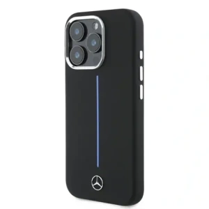 Kup Etui Mercedes MEHMP16X23SUMBK Apple iPhone 16 Pro Max hardcase Silicone Blue Stripe MagSafe czarny/black - MRS277 - {ean13} - Sklep Home Screen