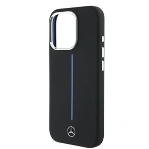 Kup Etui Mercedes MEHMP16X23SUMBK Apple iPhone 16 Pro Max hardcase silikonový modrý pruh MagSafe černý/black - MRS277 - {ean13} - Sklep Home Screen