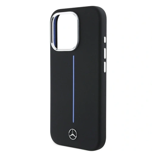 Kup Etui Mercedes MEHMP16X23SUMBK Apple iPhone 16 Pro Max hardcase Silicone Blue Stripe MagSafe czarny/black - MRS277 - {ean13} - Sklep Home Screen