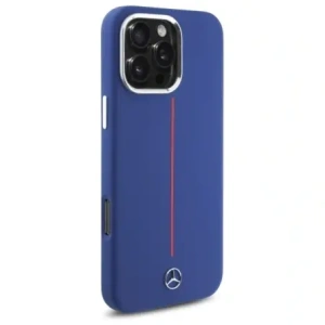 Kup Etui Mercedes MEHMP16X23SUMRV Apple iPhone 16 Pro Max hardcase Silicone Red Stripe MagSafe granátový/navy - MRS278 - {ean13} - Sklep Home Screen