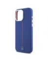 Buy Mercedes MEHMP16X23SUMRV Apple iPhone 16 Pro Max hardcase Silicone Red Stripe MagSafe navy - MRS278 - {ean13} - Home Screen Store Europe