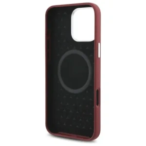 Kup Etui Mercedes MEHMP16X23SUMSR Apple iPhone 16 Pro Max hardcase Silicone White Stripe MagSafe czerwony/red - MRS279 - {ean13} - Sklep Home Screen