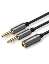 Kup UGREEN AUX audio elosztó fejhallgató + mikrofon mini jack 3,5 mm-es kábellel, 28 cm - UGR233 - {ean13} - Sklep Home Screen
