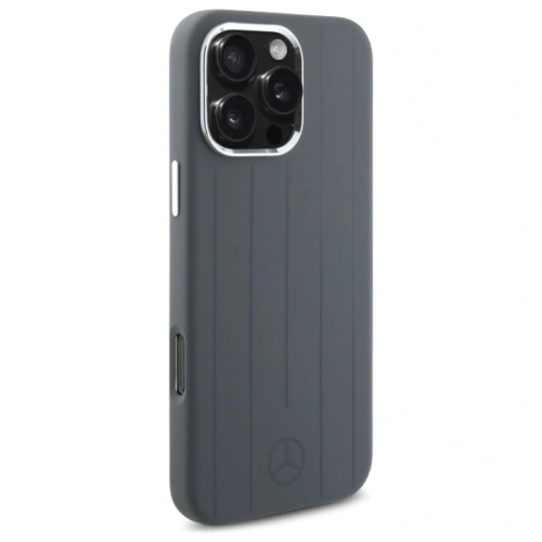 Kup Etui Mercedes MEHMP16X23SUVSA Apple iPhone 16 Pro Max hardcase Silicone Vertical Tonal Stripes MagSafe szary/grey - MRS281 - {ean13} - Sklep Home Screen