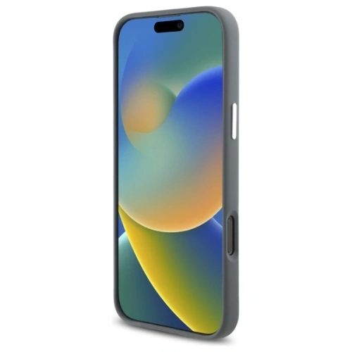 Buy Mercedes MEHMP16X23SUVSA Apple iPhone 16 Pro Max hardcase Silicone Vertical Tonal Stripes MagSafe grey - MRS281 - {ean13} - Home Screen Store Europe