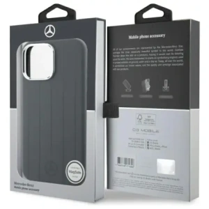 Kup Mercedes MEHMP16X23SUVSA Apple iPhone 16 Pro Max carcasă din silicon verticală cu dungi tonale MagSafe gri - MRS281 - {ean13} - Sklep Home Screen