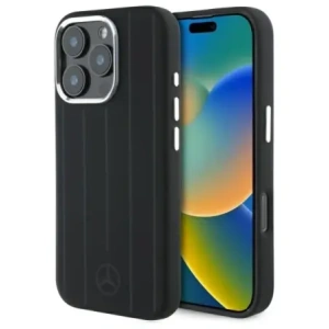 Kup Etui Mercedes MEHMP16X23SUVSK Apple iPhone 16 Pro Max hardcase Silicone Vertical Tonal Stripes MagSafe czarny/black - MRS282 - {ean13} - Sklep Home Screen
